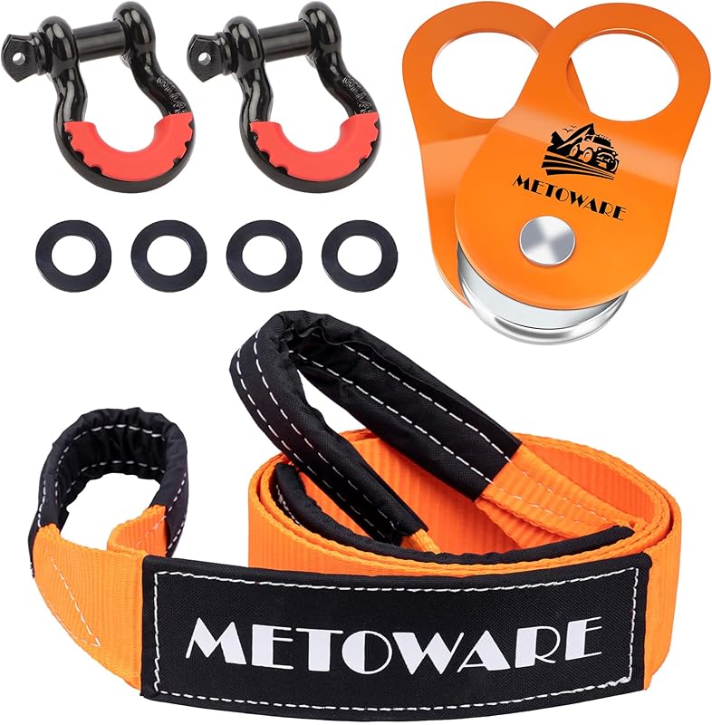 METOWARE Offroad Recovery Kit Shackles